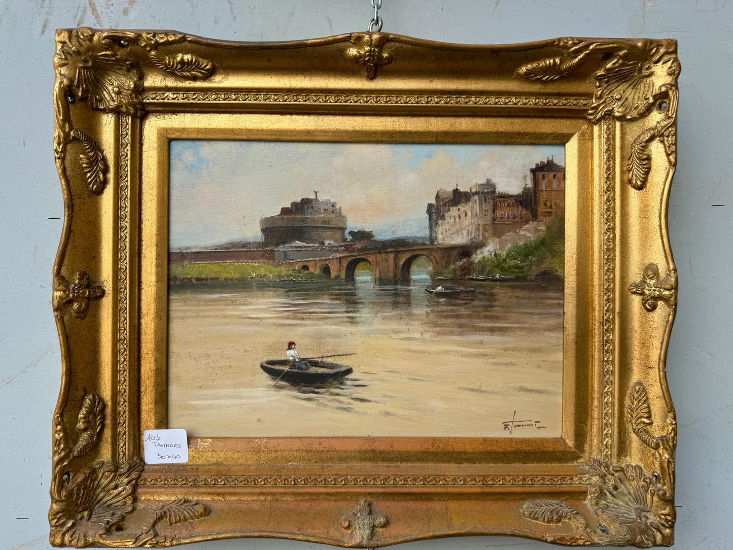 Francesco Tammaro – Castel Sant’Angelo, Roma –  30x40 cm