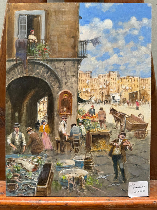 Francesco Tammaro – L’Antico Mercato – 30x40 cm