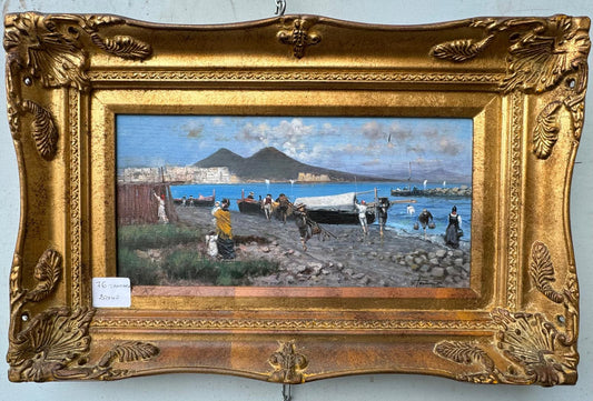 Francesco Tammaro – I pescatori a Mergellina Dimensioni: 20x30