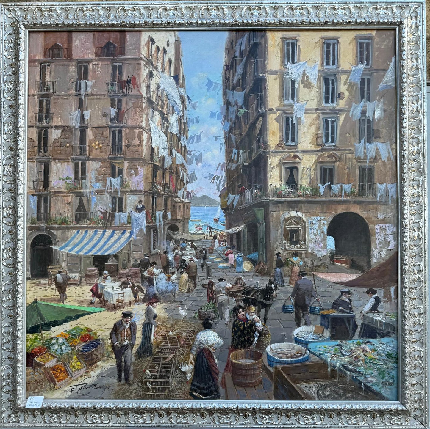Francesco Tammaro – Borgo Marinaro –  100x100cm